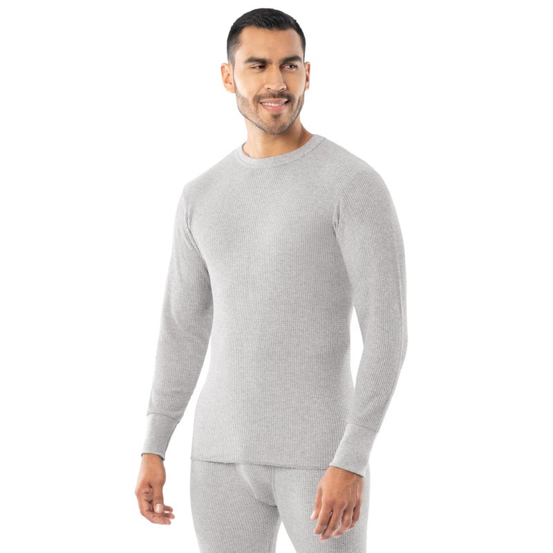 Indera Heavyweight Cotton Waffle Long Johns Thermal Undershirt for Men - Image 3